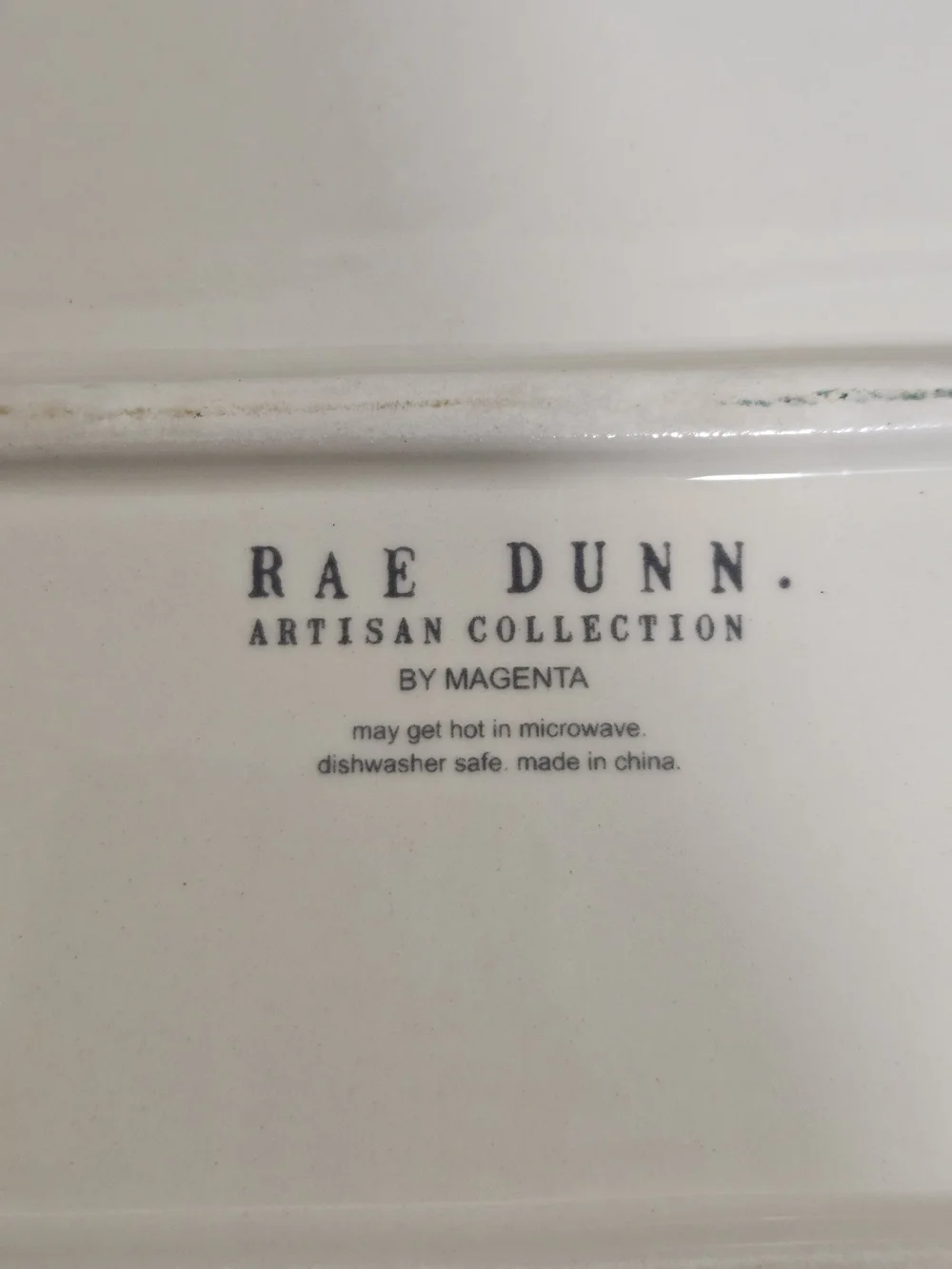 Rae Dunn white ceramic